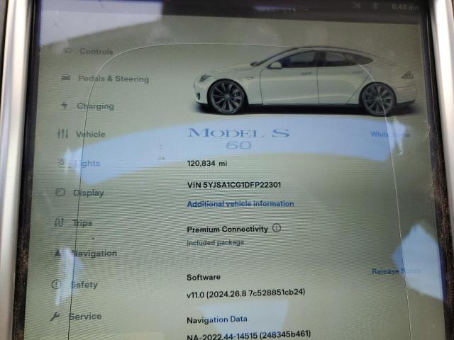 Photo 9 from auction – 2013 TESLA MODEL S with VIN 5YJSA1CG1DFP22301