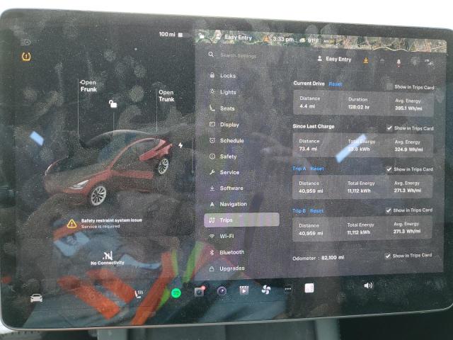 Photo 9 from auction – 2022 TESLA MODEL 3 with VIN 5YJ3E1EA2NF186784