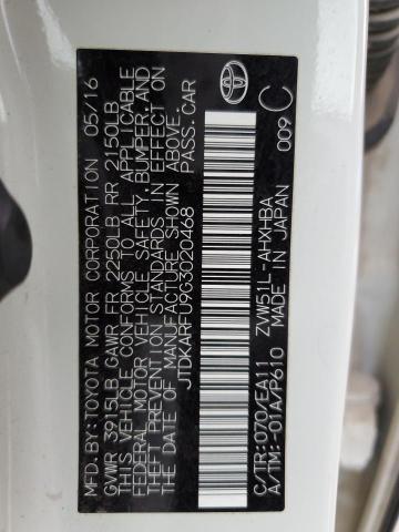 Photo 14 from auction – 2016 TOYOTA PRIUS with VIN JTDKARFU9G3020468