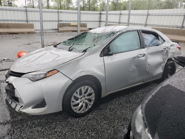 TOYOTA COROLLA L 2018 with VIN 5YFBURHE0JP744450 - Photo from auction