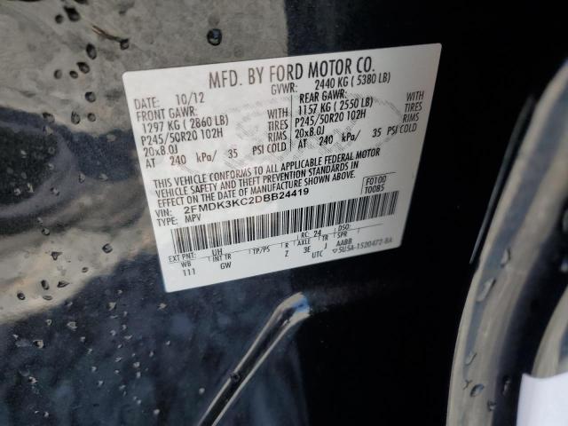 Photo 14 from auction – 2013 FORD EDGE LIMIT with VIN 2FMDK3KC2DBB24419