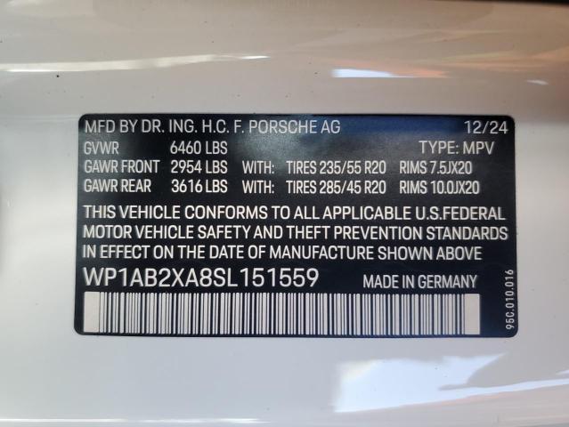 Photo 14 from auction – 2025 PORSCHE MACAN 4S with VIN WP1AB2XA8SL151559
