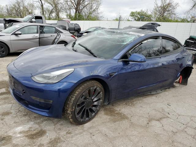 TESLA MODEL 3 2023 with VIN 5YJ3E1EC7PF488706 - Photo from auction