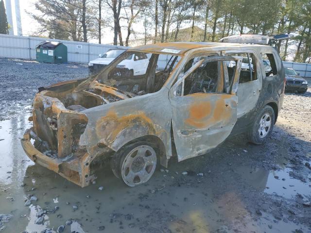 HONDA PILOT LX 2009 with VIN 5FNYF482X9B052099 - Photo from auction