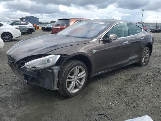 TESLA MODEL S 2014 with VIN 5YJSA1S13EFP29409 - Photo from auction
