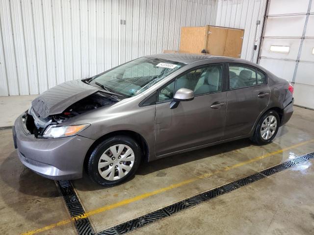 HONDA CIVIC LX 2012 with VIN 19XFB2F50CE337296 - Photo from auction