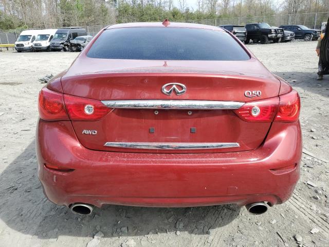 Photo 6 from auction – 2014 INFINITI Q50 BASE with VIN JN1BV7AR6EM694955