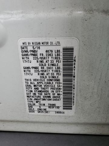 Photo 14 from auction – 2016 NISSAN ROGUE S with VIN JN8AT2MV1GW134587
