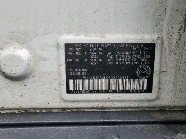 Photo 14 from auction – 2013 SUBARU OUTBACK 3. with VIN 4S4BRJLC3D2290136