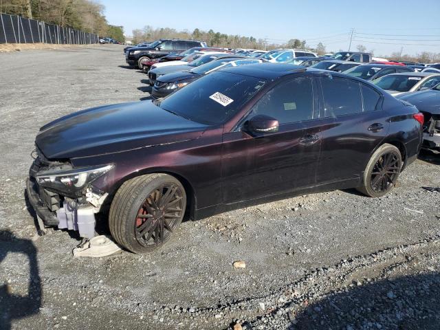 INFINITI Q50 BASE 2015 with VIN JN1BV7AR8FM414969 - Photo from auction