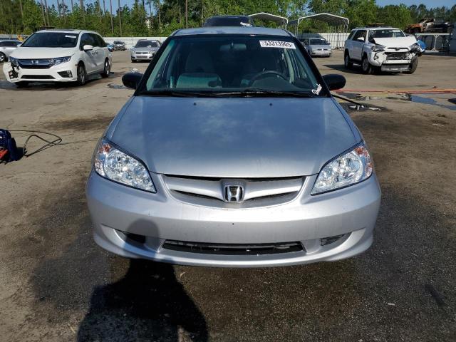 Photo 5 from auction – 2005 HONDA CIVIC LX with VIN 2HGES16555H534284