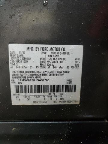 Photo 14 from auction – 2018 FORD EXPLORER L with VIN 1FM5K8F88JGA37765