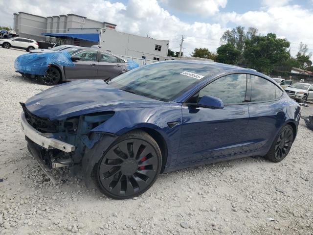 TESLA MODEL 3 2022 with VIN 5YJ3E1EC6NF254487 - Photo from auction