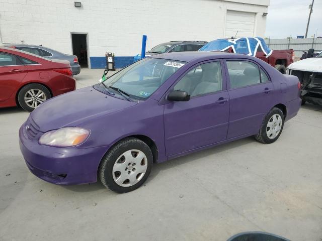 TOYOTA COROLLA CE 2003 with VIN JTDBR32EX30027784 - Photo from auction