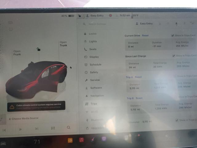 Photo 9 from auction – 2025 TESLA MODEL 3 with VIN 5YJ3E1EA7SF906723