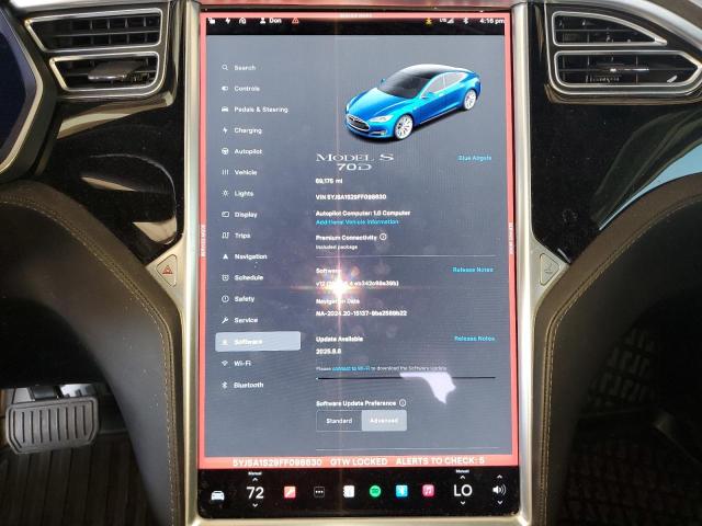 Снимка 9 от търг – 2015 TESLA MODEL S 70 с VIN 5YJSA1S29FF098630