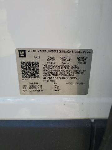 Photo 14 from auction – 2019 CHEVROLET EQUINOX LT with VIN 3GNAXKEV4KS678950