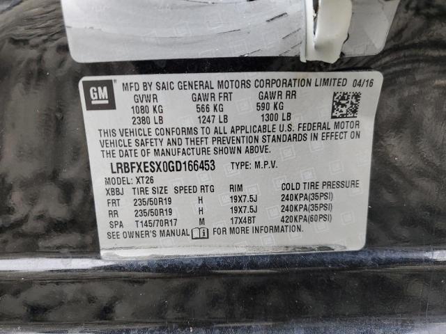 Photo 14 from auction – 2016 BUICK ENVISION P with VIN LRBFXESX0GD166453
