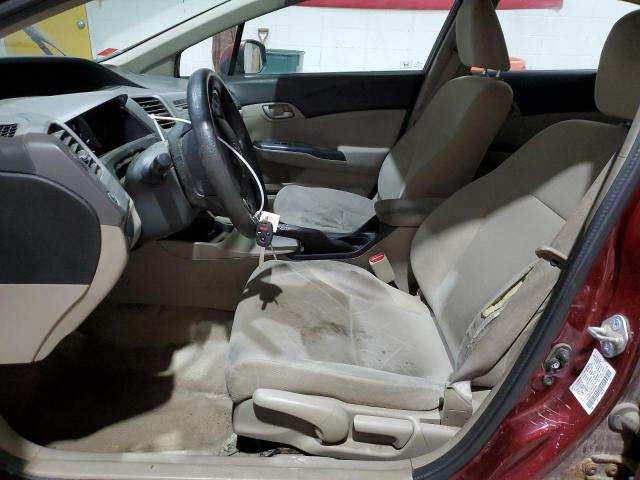 Photo 7 from auction – 2012 HONDA CIVIC LX with VIN 2HGFB2F56CH598308