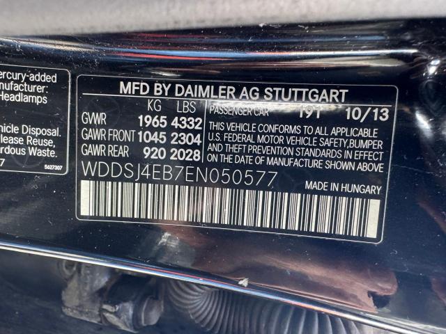 Photo 10 from auction – 2014 MERCEDES-BENZ CLA 250 with VIN WDDSJ4EB7EN050577