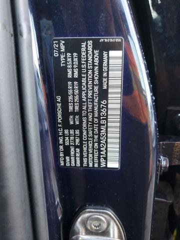 Photo 14 from auction – 2021 PORSCHE MACAN with VIN WP1AA2A53MLB13676