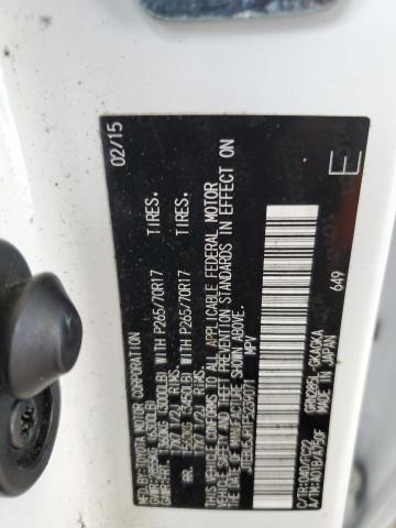 Photo 14 from auction – 2015 TOYOTA 4RUNNER SR with VIN JTEBU5JR1F5239071