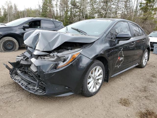 TOYOTA COROLLA LE 2022 with VIN 5YFBPMBE3NP375981 - Photo from auction