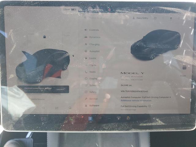 Photo 9 from auction – 2023 TESLA MODEL Y with VIN 7SAYGDEE4PA187040