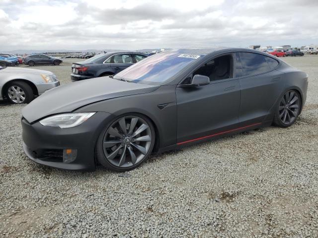 TESLA MODEL S 2017 with VIN 5YJSA1E22HF192735 - Photo from auction