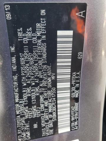 Photo 14 from auction – 2014 TOYOTA SIENNA LE with VIN 5TDKK3DC7ES417550