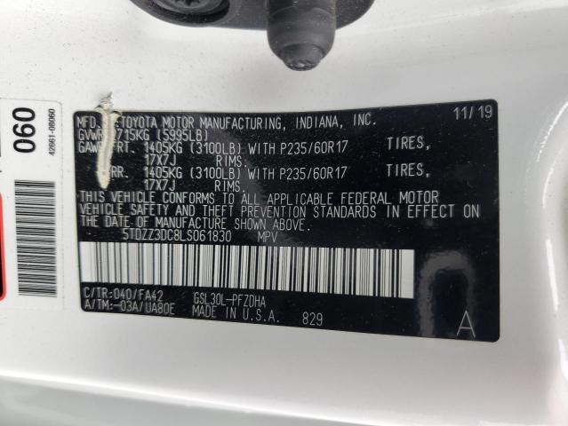 Photo 14 from auction – 2020 TOYOTA SIENNA L with VIN 5TDZZ3DC8LS061830
