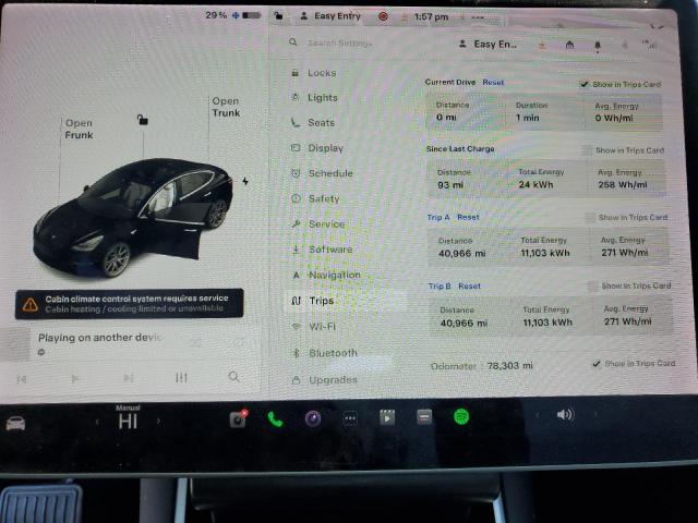 Photo 9 from auction – 2020 TESLA MODEL 3 with VIN 5YJ3E1EB9LF639028