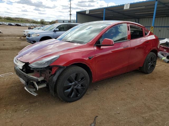 TESLA MODEL Y 2025 with VIN 7SAYGDEE6SF232698 - Photo from auction