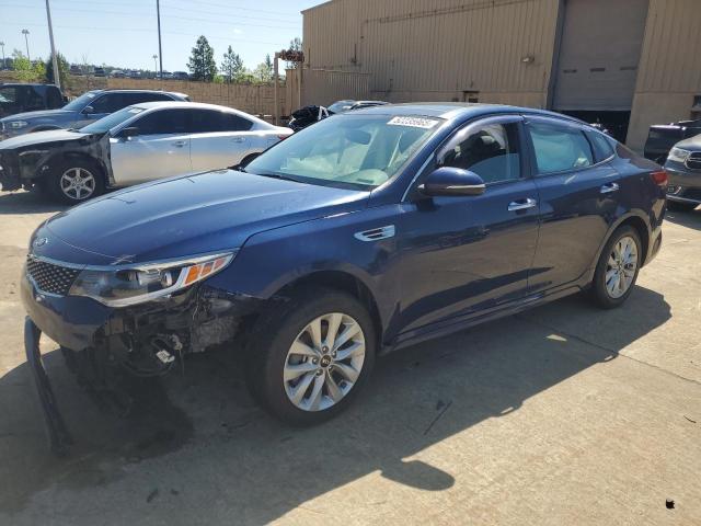 KIA OPTIMA LX 2018 with VIN 5XXGT4L32JG242453 - Photo from auction