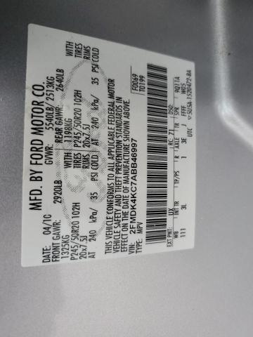 Photo 14 from auction – 2010 FORD EDGE LIMIT with VIN 2FMDK4KC7ABB46997