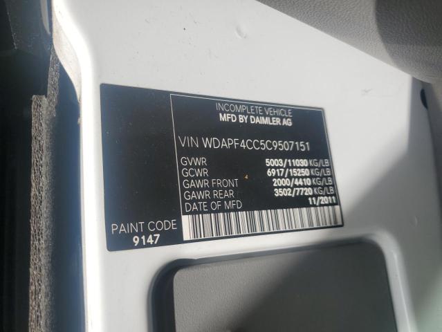 Photo 10 from auction – 2012 MERCEDES-BENZ SPRINTER 3 with VIN WDAPF4CC5C9507151