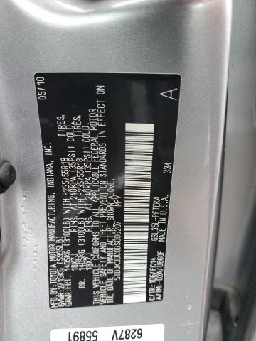 Photo 14 from auction – 2011 TOYOTA SIENNA LE with VIN 5TDJK3DC0BS006207