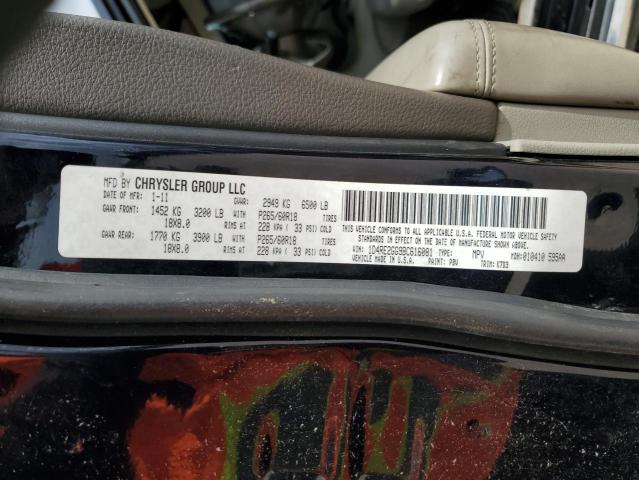 Photo 14 from auction – 2011 DODGE DURANGO EX with VIN 1D4RE2GG9BC616081