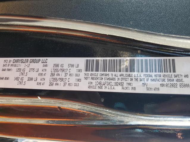 Photo 14 from auction – 2012 JEEP WRANGLER U with VIN 1C4BJWFG0CL182492