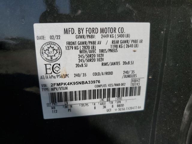 Photo 14 from auction – 2022 FORD EDGE TITAN with VIN 2FMPK4K95NBA33976