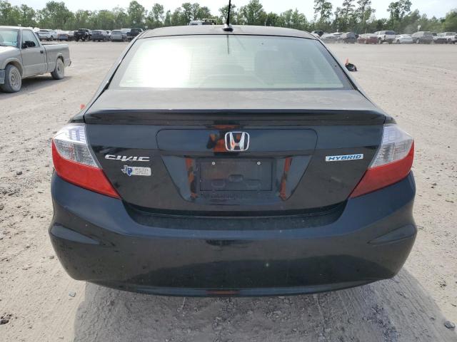 Photo 6 from auction – 2012 HONDA CIVIC HYBR with VIN JHMFB4F38CS009890