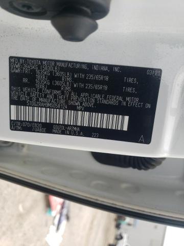 Photo 14 from auction – 2021 TOYOTA HIGHLANDER with VIN 5TDGZRAH9MS058124