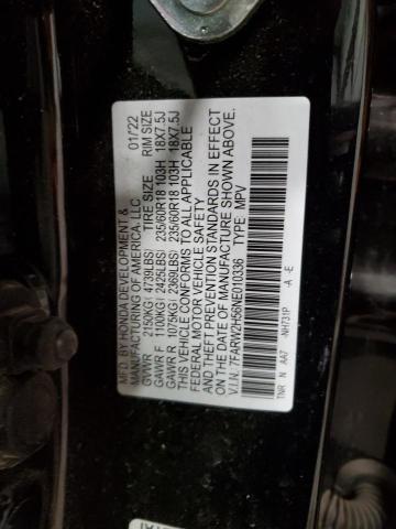 Photo 14 from auction – 2022 HONDA CR-V EX with VIN 7FARW2H56NE010336
