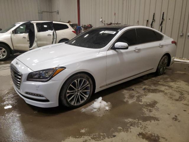 GENESIS G80 BASE 2017 with VIN KMHGN4JE8HU203249 - Photo from auction