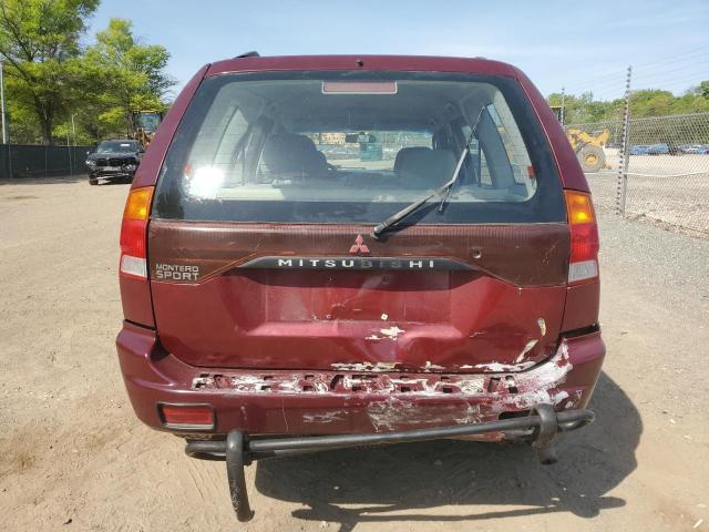 Photo 6 from auction – 2002 MITSUBISHI MONTERO SP with VIN JA4MT21HX2J025553