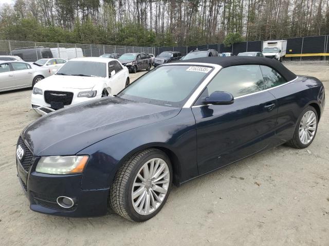 AUDI A5 PREMIUM 2011 with VIN WAULFAFH4BN015845 - Photo from auction