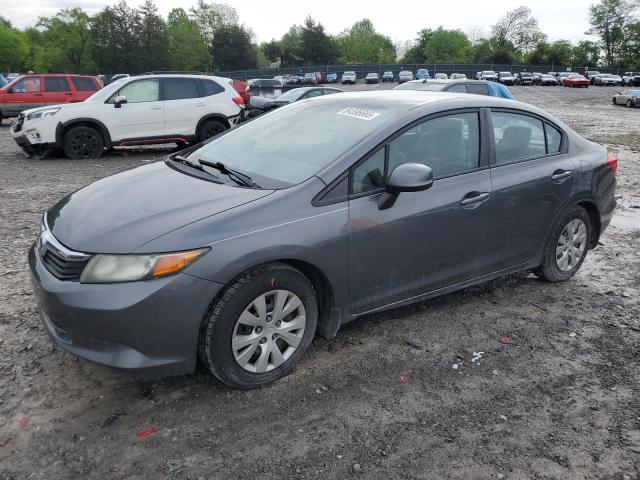 Photo 1 from auction – 2012 HONDA CIVIC LX with VIN 19XFB2F58CE059635