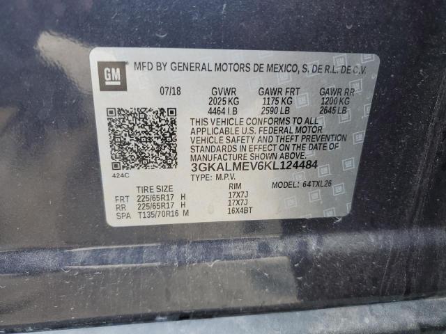 Photo 14 from auction – 2019 GMC TERRAIN SL with VIN 3GKALMEV6KL124484