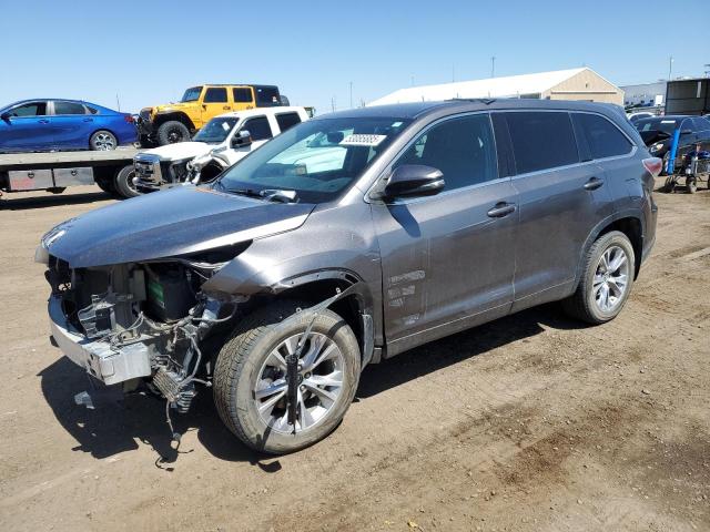 TOYOTA HIGHLANDER 2016 with VIN 5TDBKRFH6GS353631 - Photo from auction
