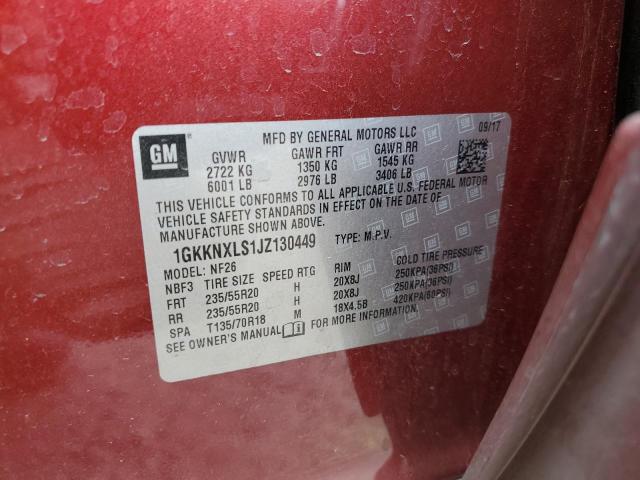 Photo 14 from auction – 2018 GMC ACADIA DEN with VIN 1GKKNXLS1JZ130449